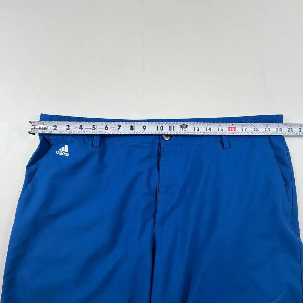 Adidas Climalite Performance Golf Shorts Blue Size 40